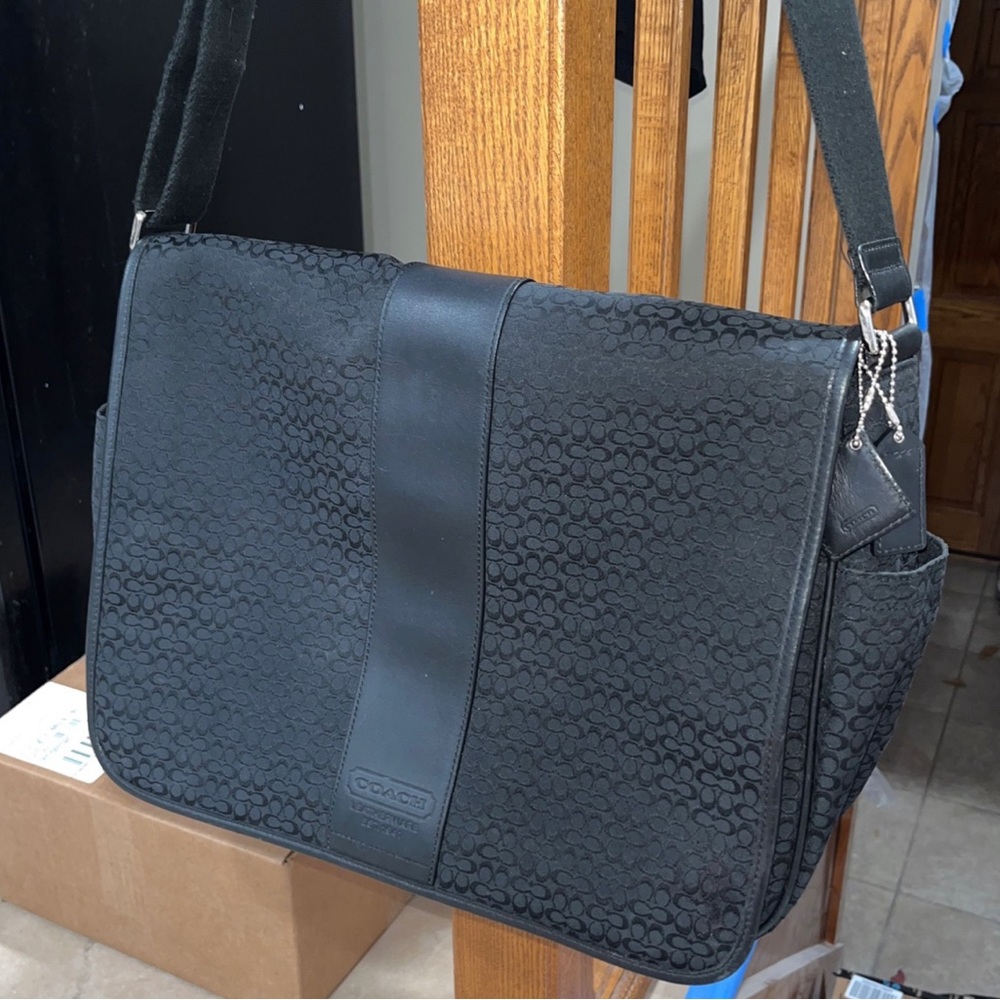 COACH signature laptop/messenger bag